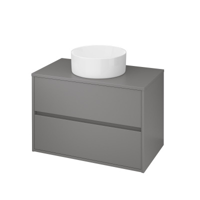 Раковина накладная круглая Crea 38 P-UM-CRE381-oc-R Cersanit фото в интернет-магазине Русалия