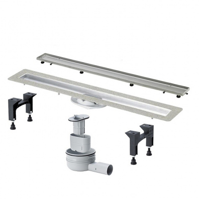 Душевой лоток 800 мм Advantix Set с решеткой под плитку ER13 753214 (модель 4983.20) Viega фото в интернет-магазине Русалия