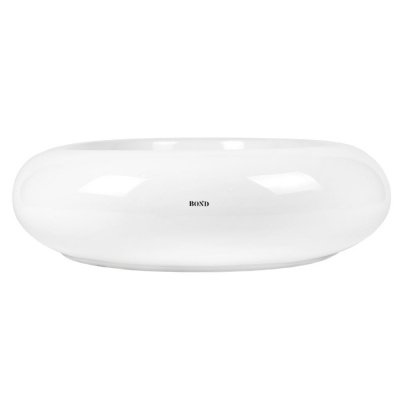 BOND S58-640 Раковина накладная овальная 64*40*12см белая фото в интернет-магазине Русалия