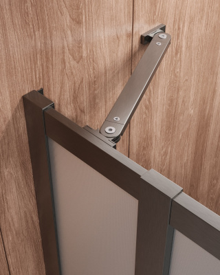 Душевой уголок CEZARES MOLVENO-AH-21-90+20-P-GM фото в интернет-магазине Русалия