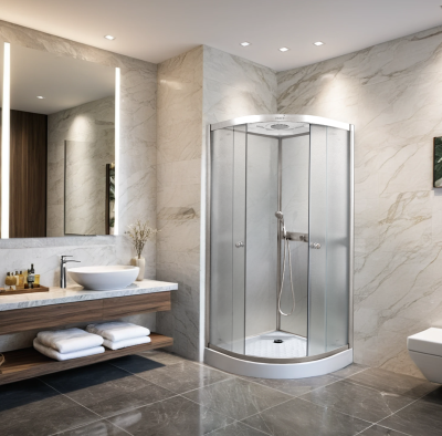 Кабина F811 душевая PARLY  80х80х210 см фото в интернет-магазине Русалия