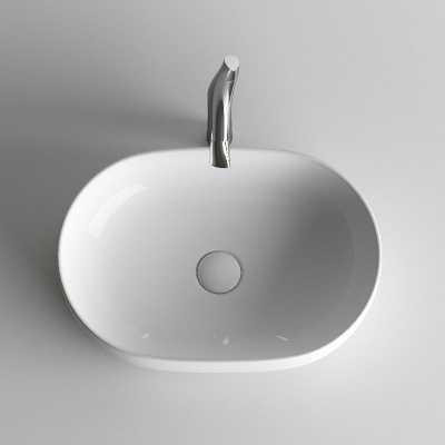 Умывальник чаша накладная овальная Element 600*415*135мм CN6047 Ceramica Nova фото в интернет-магазине Русалия