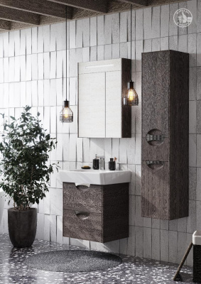 Тумба под раковину AQUATON Сильва 60 дуб макиато 1A211801SIW50 фото в интернет-магазине Русалия