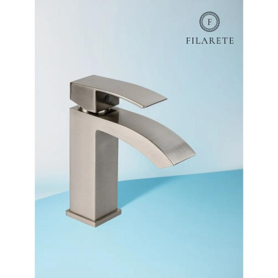Смеситель для раковины FILARETE Waterfall FL5010NK, никель фото в интернет-магазине Русалия