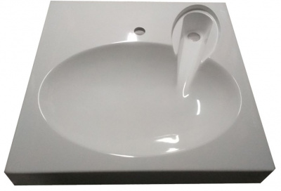 Раковина над стиральной машиной Луна 600/90/600 с комплектующими СаНта фото в интернет-магазине Русалия