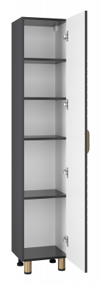 Шкаф - пенал Gloster 35 правый GLOS-05035-48-2П Brevita фото в интернет-магазине Русалия