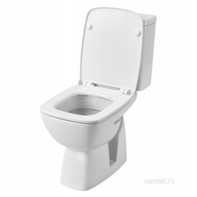 Унитаз - компакт с сиденьем микролифт slim Нео Лайт 1WH302471 Сантек фото в интернет-магазине Русалия