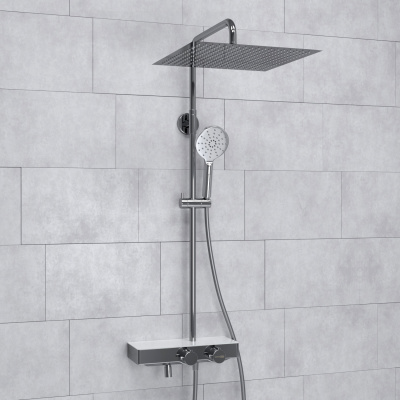 A113.119.127.CH Thermo Душевой комплект с термостатическим смесителем Wasserkraft фото в интернет-магазине Русалия