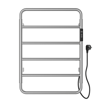 Полотенцесушитель электрический WONZON & WOGHAND WISMAR, Брашированный никель (WW-AL201-BR) фото в интернет-магазине Русалия