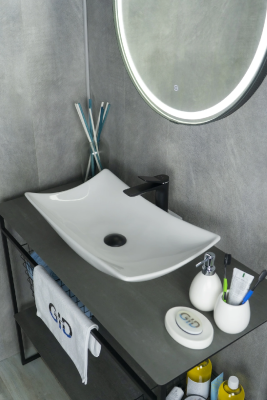 Раковина накладная прямоугольная Simple-N N9176 GID фото в интернет-магазине Русалия