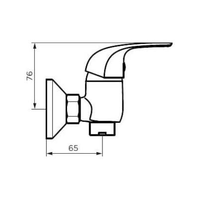 D1102000 Stark cмеситель для душа фото в интернет-магазине Русалия