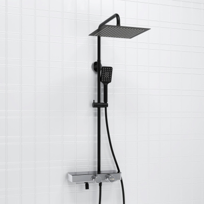 A114.162.130.CB Thermo Душевой комплект с термостатическим смесителем Wasserkraft фото в интернет-магазине Русалия