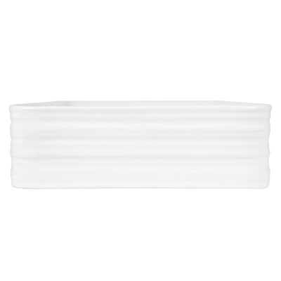 BOND S64-680 Раковина накладная прямоугольная 68*38*12см белая фото в интернет-магазине Русалия