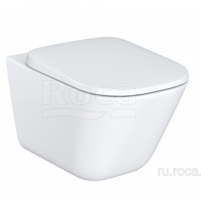 Комплект инсталляция с кнопкой и подвесной унитаз Gap Rimless 893104100 Roca фото в интернет-магазине Русалия