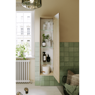 Подвесной пенал 35 см дуб Давос AST0535DD  Astrid Aqwella фото в интернет-магазине Русалия