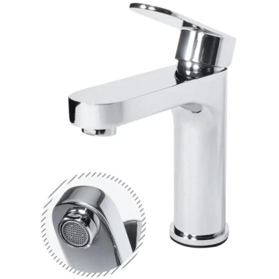 Смеситель для раковины Grocenberg GB1011CR, хром фото в интернет-магазине Русалия