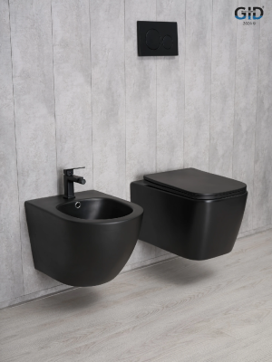 Унитаз подвесной Gid Tr2140Bm 62255Y черный матовый 51x35x37.5 фото в интернет-магазине Русалия