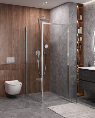 Душевой уголок CEZARES MOLVENO-AH-1-80/100-C-Cr-IV фото в интернет-магазине Русалия