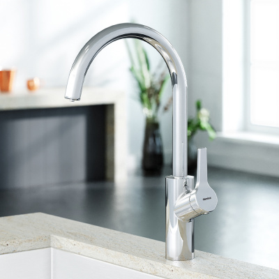 310721000 Eclipce смеситель для кухни, с фильтрацией C - излив, хром фото в интернет-магазине Русалия