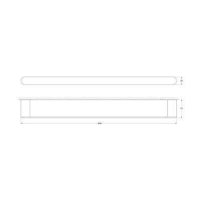 Штанга для полотенца 60 см 7712 Schwarz Artwelle фото в интернет-магазине Русалия