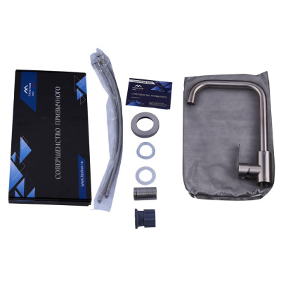 Смеситель для кухни FASHUN сатин (A54201N) фото в интернет-магазине Русалия