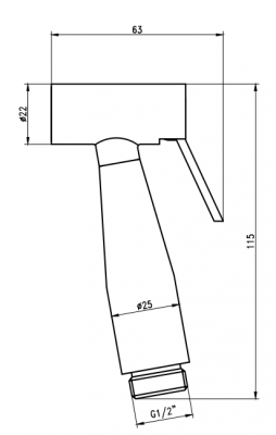 Гигиенический гарнитур SK-PQT03 Savol фото в интернет-магазине Русалия