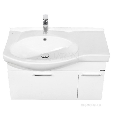 Тумба под раковину AQUATON Инди 80 белый 1A188401ND010 фото в интернет-магазине Русалия