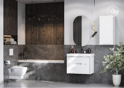 Тумба под раковину AQUATON Оливия 70 белый матовый 1A254301OL010 фото в интернет-магазине Русалия