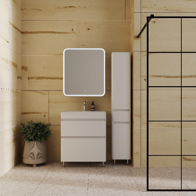 Тумба напольная "Атлантика 70", Люкс антискрейч, PLUS + Умывальник Атлантик 70 фото в интернет-магазине Русалия