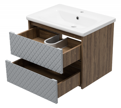 Тумба Chester 65 подвесная с раковиной Dreja Soft 65 Brevita фото в интернет-магазине Русалия