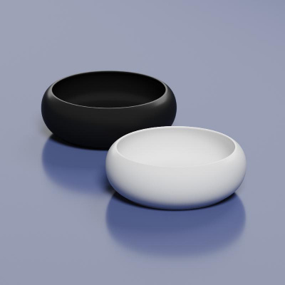 Умывальник чаша накладная круглая Element 360*360*120мм CN6050 Ceramica Nova фото в интернет-магазине Русалия