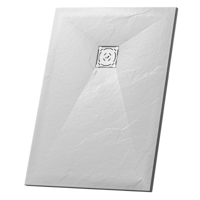 Каменный душевой поддон прямоугольный RGW ST-W Белый  700x1100 фото в интернет-магазине Русалия