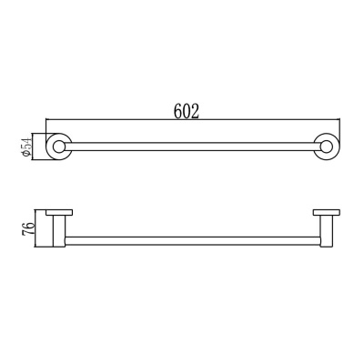 Полотенцедержатель Savol S-005624, сатин фото в интернет-магазине Русалия