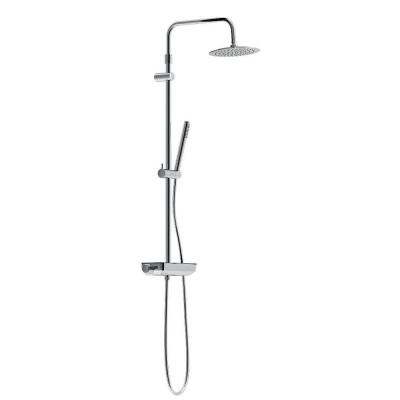 936750000 Scandinavian Pure душевая система с душевым ТМС смесителем полкой, хром фото в интернет-магазине Русалия