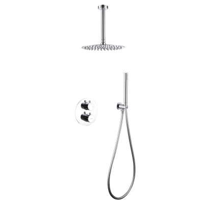 Душевая система ABBER Wasser Kreis AF8121 скрытого монтажа без излива, хром фото в интернет-магазине Русалия