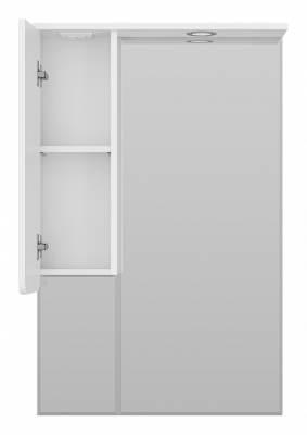 Зеркальный шкаф Чегет 65 левый П-Чег-02065-01Л Misty фото в интернет-магазине Русалия