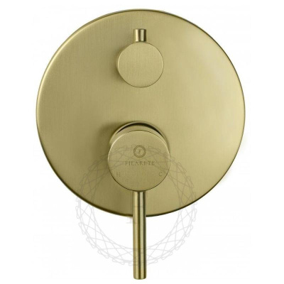 Душевая система встраиваемая FILARETE Roun FL1024MG, матовое золото фото в интернет-магазине Русалия