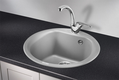 Кухонная мойка GRANULA (5101, АЛЮМИНИУМ) фото в интернет-магазине Русалия