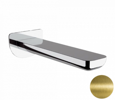 Излив настенный 18 см Remer Infinity 91IVO, бронза фото в интернет-магазине Русалия