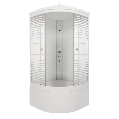 Душевая кабина Полосы 90*90 Б (9 мест+сифон D50) Щ0000061836 Тритон фото в интернет-магазине Русалия