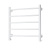 Водяной полотенцесушитель Калипсо П5 500x500 БЕЛ, белый, матовый Domoterm фото в интернет-магазине Русалия