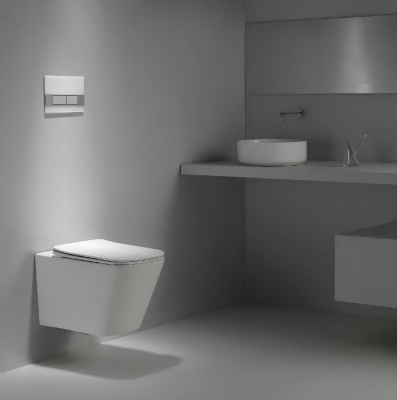 Унитаз MAIELLA Aria MW ТЕРМООБЖИГ (не плёнка) подвесной безободковый белый матовый Ceruttispa CT9164 (500х350х320) фото в интернет-магазине Русалия