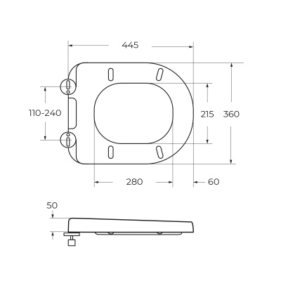 Крышка-сиденье BelBagno MARINO BB105SC фото в интернет-магазине Русалия