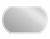 Зеркало овальное 120 см LED 090 DESIGN 120 LU-LED090*120-d-Os Cersanit фото в интернет-магазине Русалия