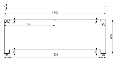 Экран фронтальный для ванны "GRATE" 1700 FG170 Shruders фото в интернет-магазине Русалия