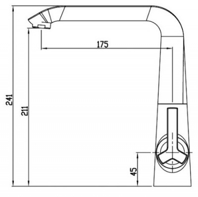 Смеситель для кухни Waterfall F773107C Bravat фото в интернет-магазине Русалия