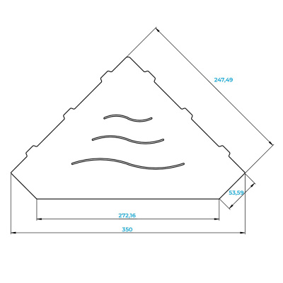 Полка в ванную комнату RGW MT-03W фото в интернет-магазине Русалия