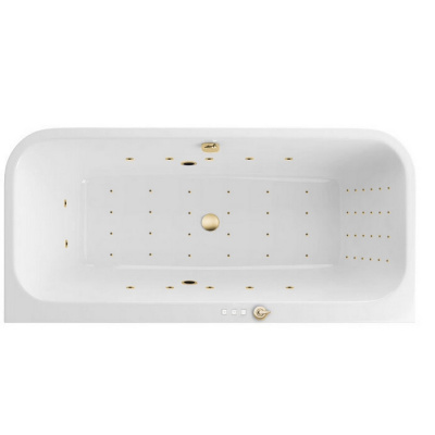 Гидромассажная ванна EXCELLENT Arana 180x85 "NANO" (золото) WAEX.ARA18.NANO.GL фото в интернет-магазине Русалия