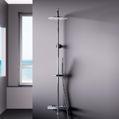 936740000 Scandinavian Pure душевая система с ванно душевым смесителем, хром фото в интернет-магазине Русалия