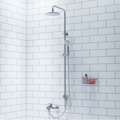 Душевой гарнитур с верхней лейкой Milardo Shower Set (3703F24M76) фото в интернет-магазине Русалия